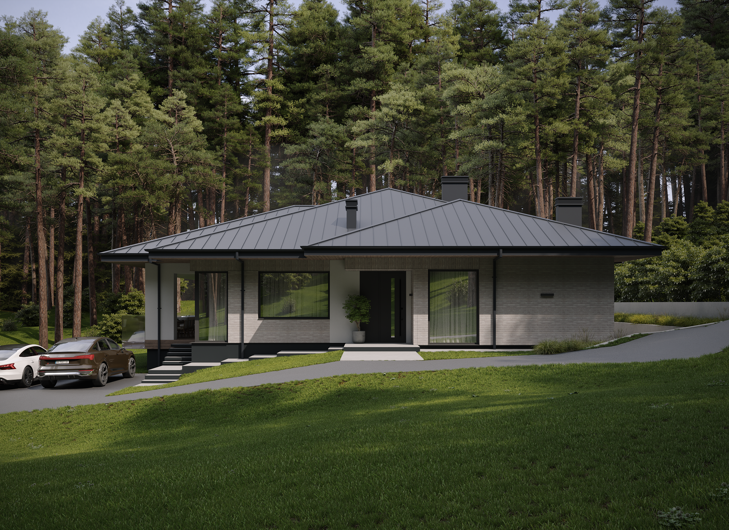 Проект частного дома на ул. Пидгирна